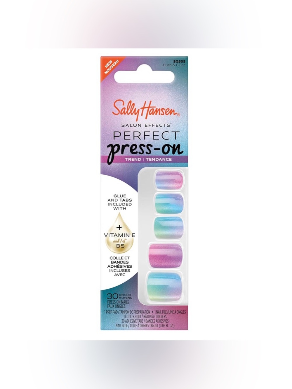 💜✨ Sally Hansen Salon Effects Perfect Press-On Nails | Hues & Clues | NWT 💅